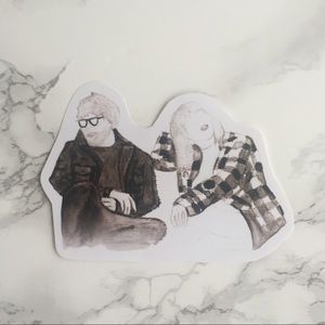 Taylor Swift and Ed Sheeran Sticker